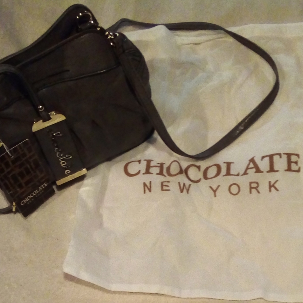 CHOCOLATE PURSE NYC W/TAGS + DUST BAG